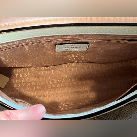 2 pc Kate Spade Crossbody Bag & wallet w/ Leather & Chain 2 straps Island Water - Picture 4 of 16